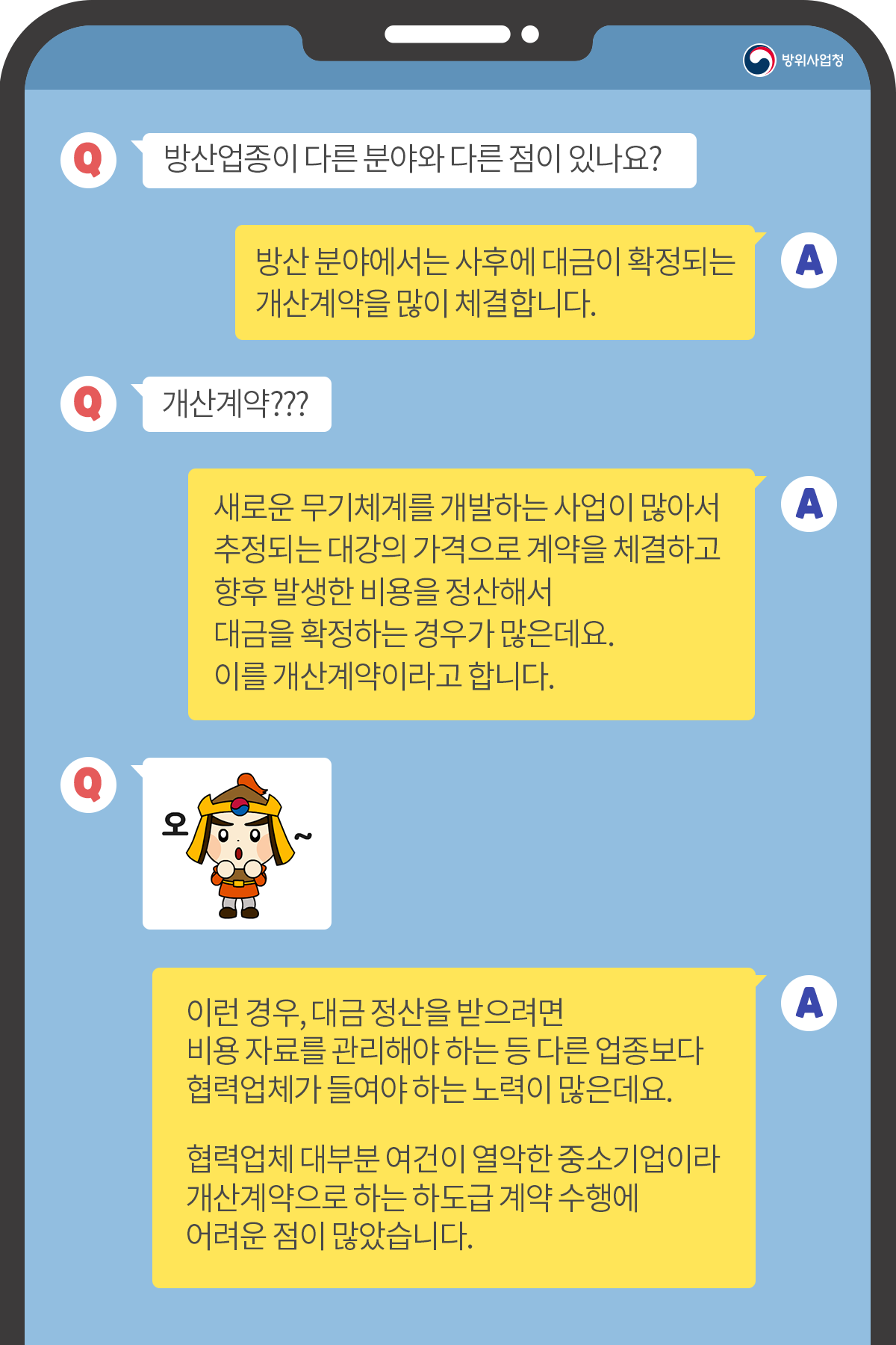 2. 방산업종이 다른분야와 다른 특수성이 있었지만